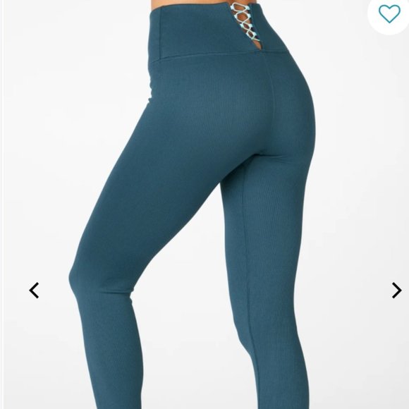 Fabletics High-Waisted Seamless Rib Legging - Picture 3 of 5